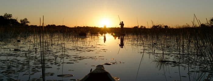 Okavango Delta sunset