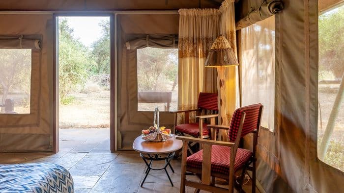 sentrim amboseli tent view