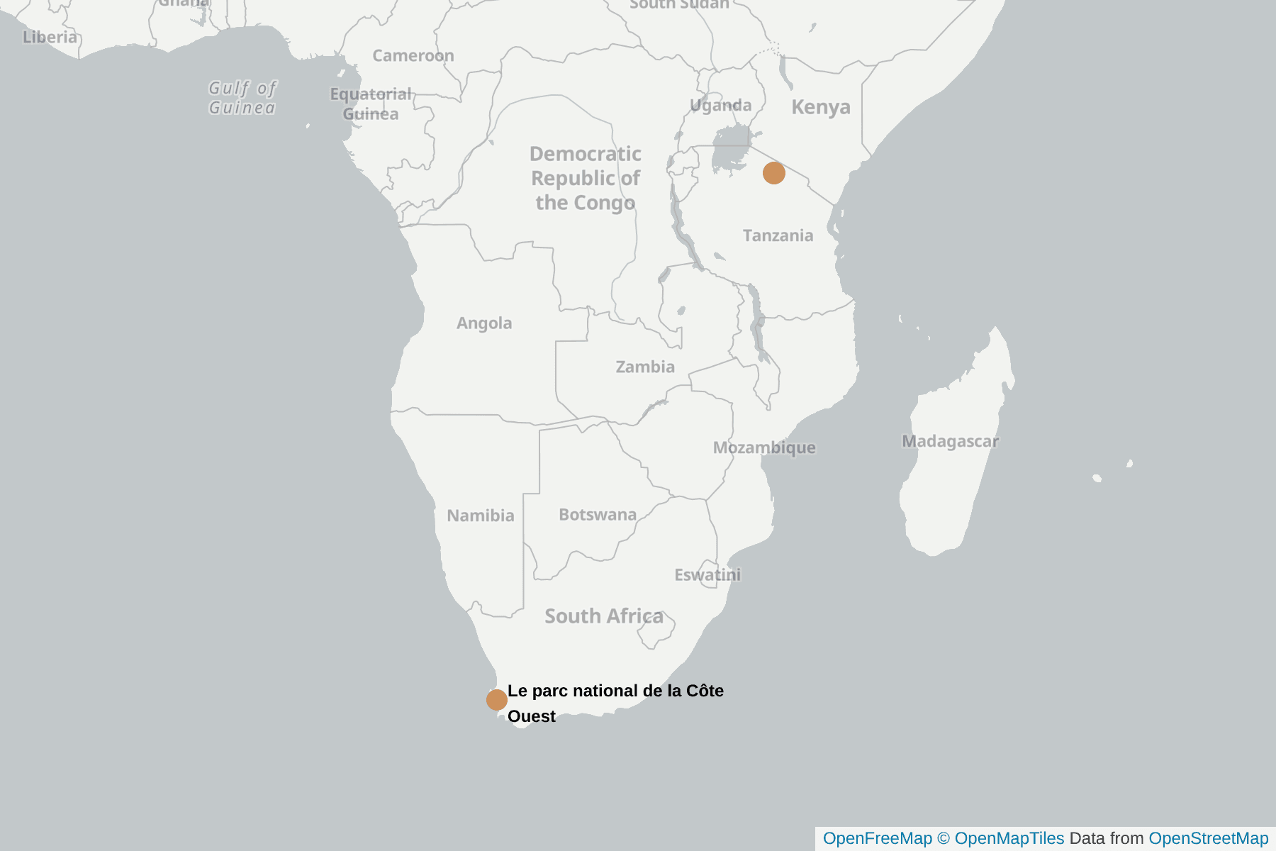 Carte de Eland