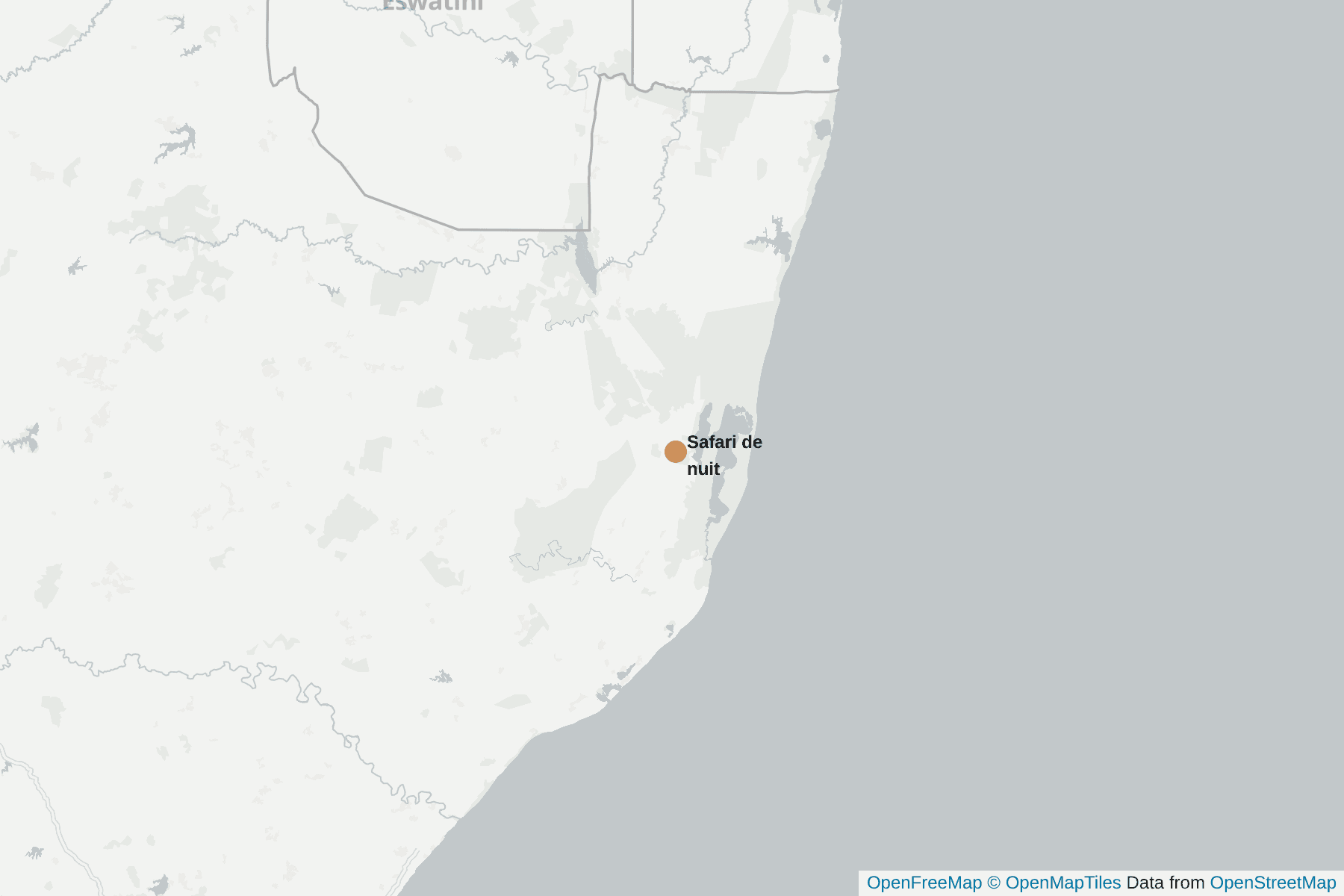 Carte de Hluhluwe