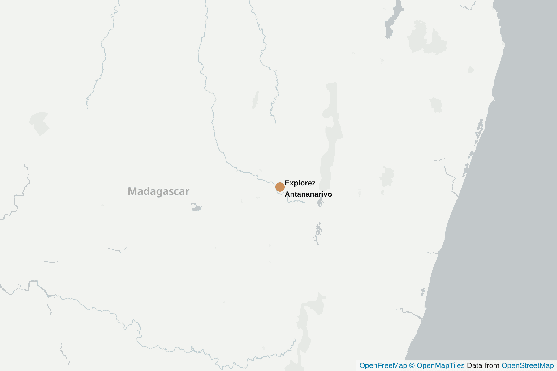 Carte de Explorez Antananarivo