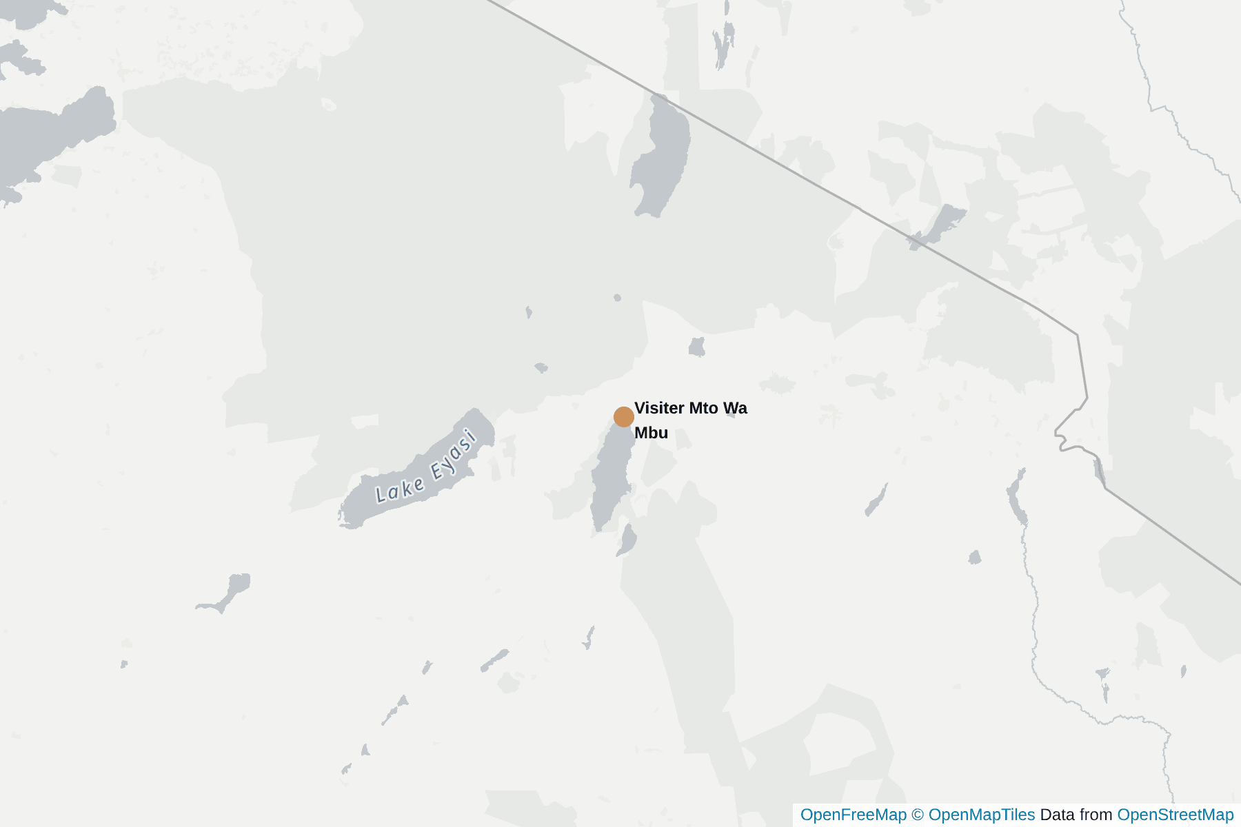 Carte de Visiter Mto Wa Mbu